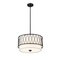Z-Lite Dalton 3 Light Pendant, Matte Black & White 198-17MB - alternate 3